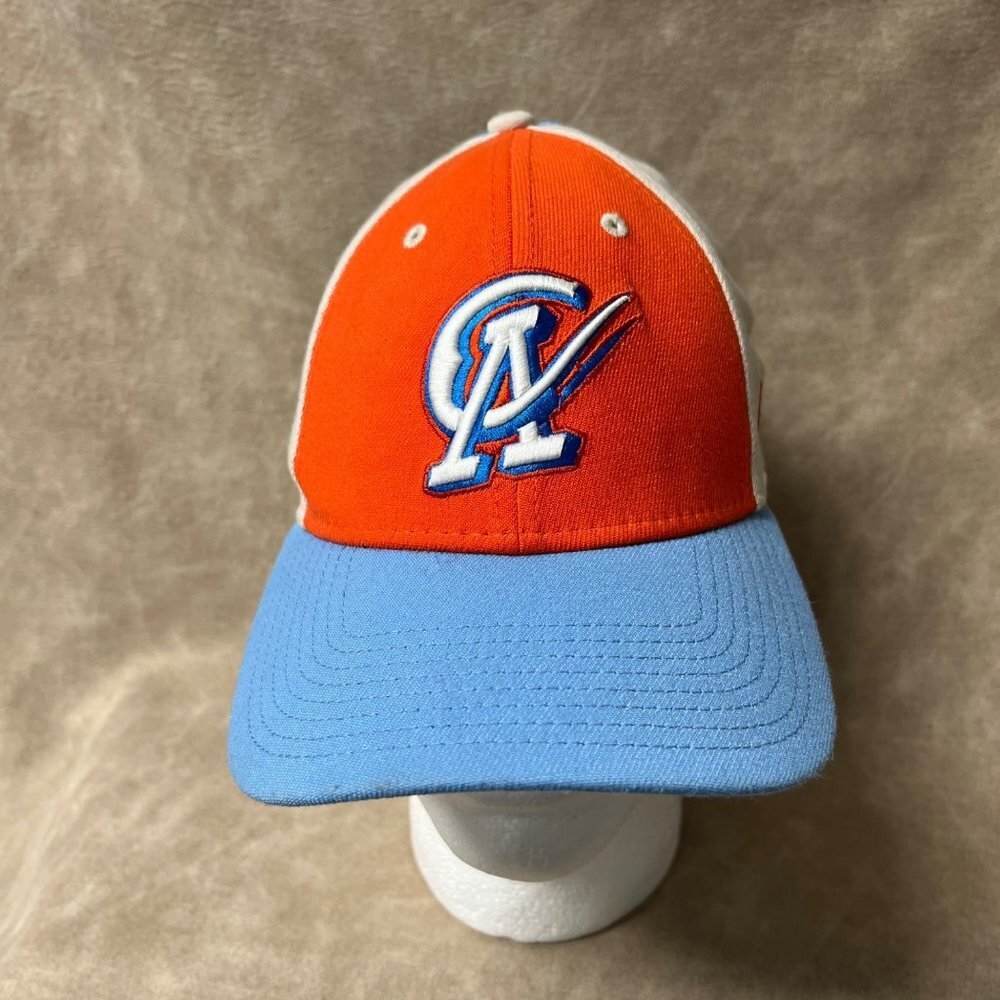 New Era Oklahoma City Dodgers 59FIFTY Copa MILB Hat CA Orange Blue One Size